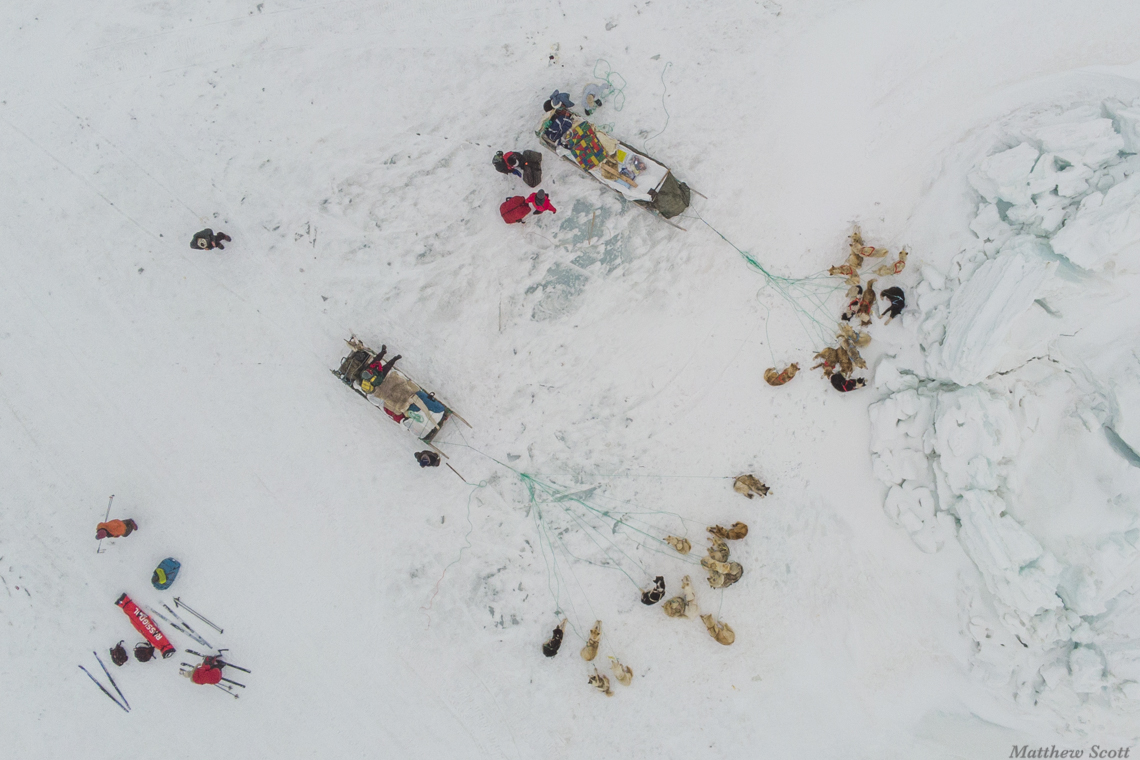 Inuit dog teams